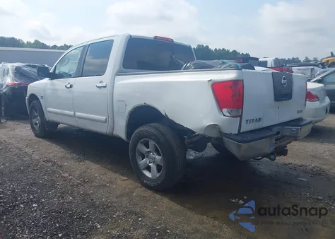 2004 Nissan Titan Se из США, поврежденный, VIN 1N6AA07B74N581334